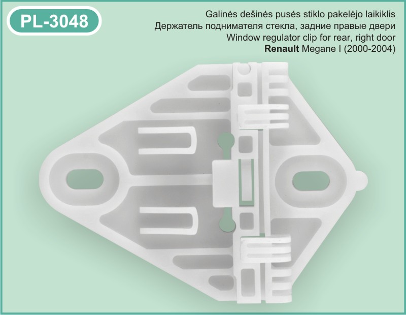 PL-3048 Stiklo pakelejo laikiklis Renault