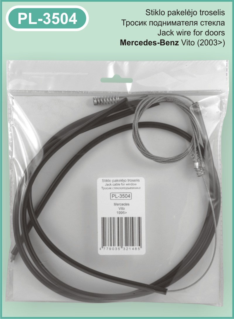 PL-3504 Stiklo pakelejo troselis
