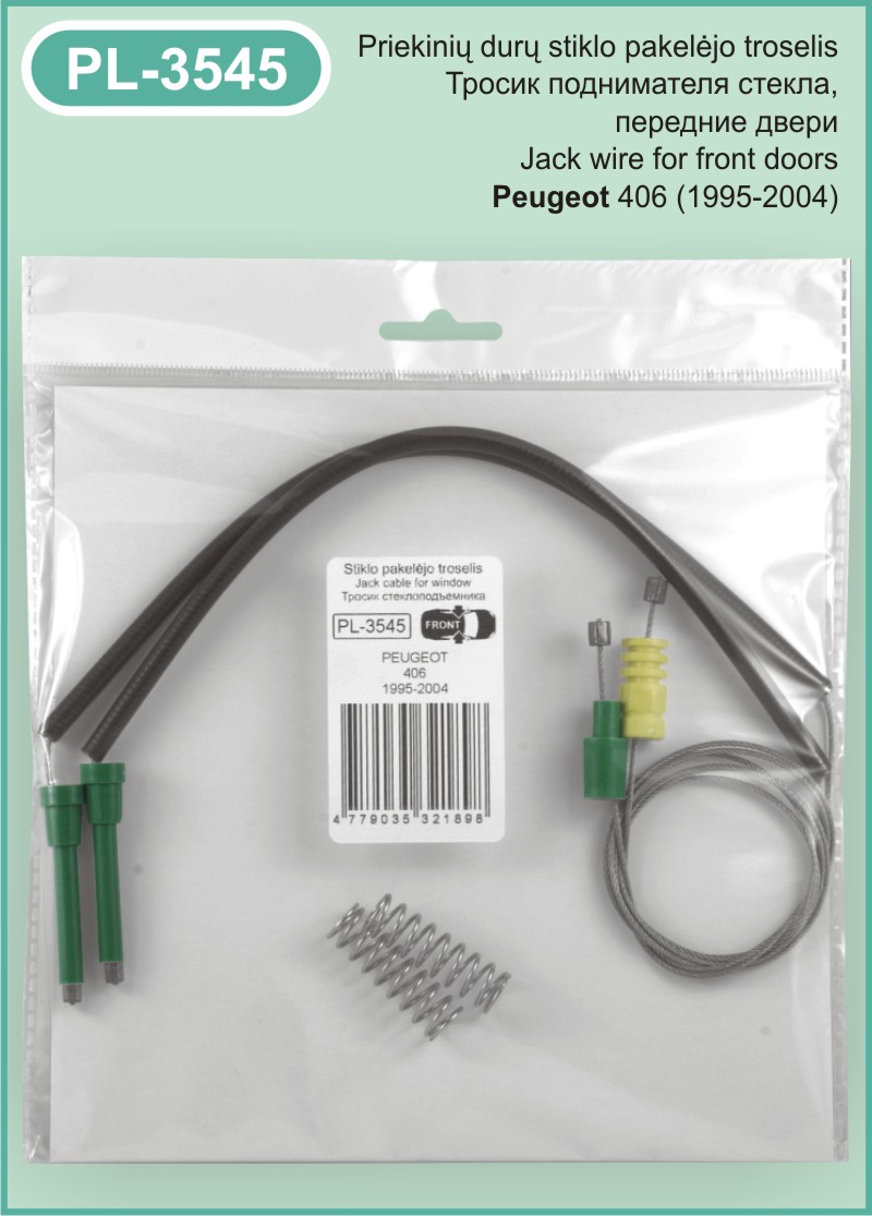 PL-3545 Stiklo pakelejo troselis