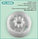PL-3406 De&scaron;inės pusės stiklo pakėlėjo ratukas