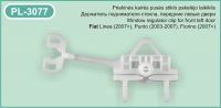 PL-3077 Kairės pusės stiklo pakėlėjo laikiklis