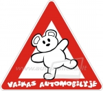 LTR-0022 Lipdukas "Vaikas automobilyje" 