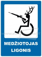 LTR-0036 Lipdukas "Medžiotojas ligonis" 