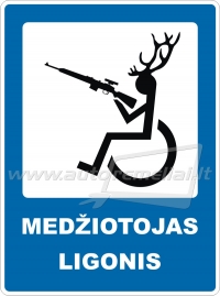 LTR-0036 Lipdukas "Medžiotojas ligonis" 