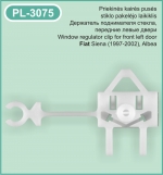 PL-3075 Kairės pusės stiklo pakėlėjo laikiklis