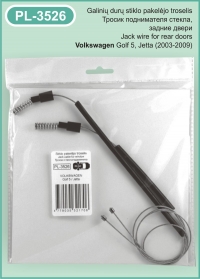 PL-3526 Window regulator cable for rear door