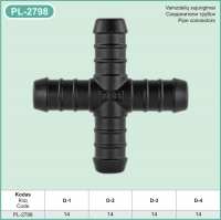 PL-2798 Plastic pipe connector