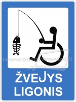LTR-0037 Lipdukas "Žvejys ligonis" 