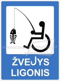 LTR-0037 Lipdukas "Žvejys ligonis" 