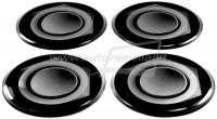 Domed polymer stickers for alloy wheels center caps "Nut"