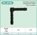 PL-2743 Plastic pipe connector