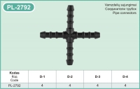 PL-2792 Plastic pipe connector