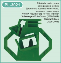 PL-3021 Kairės pusės stiklo pakėlėjo laikiklis