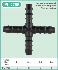 PL-2795 Plastic pipe connector