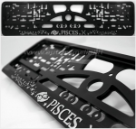 40371 License plate frame R-3 the zodiac sign “Pisces”