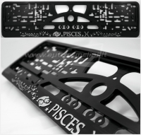 40371 License plate frame R-3 the zodiac sign “Pisces”