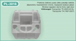 PL-3016 Держатель стеклоподъемника правой стороны