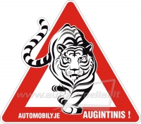 LTR-0025 Lipdukas "Augintinis automobilyje!" 
