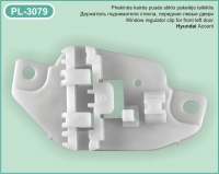 PL-3079 Kairės pusės stiklo pakėlėjo laikiklis