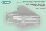 PL-3041 De&scaron;inės pusės stiklo pakėlėjo laikiklis