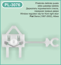 PL-3076 De&scaron;inės pusės stiklo pakėlėjo laikiklis