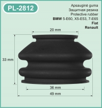 PL-2812 Apsauginė guma