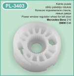 PL-3403 Kairės pusės stiklo pakėlėjo ratukas