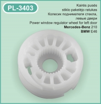 PL-3403 Kairės pusės stiklo pakėlėjo ratukas
