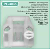 PL-3035 De&scaron;inės pusės stiklo pakėlėjo laikiklis