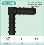 PL-2748 Plastic pipe connector