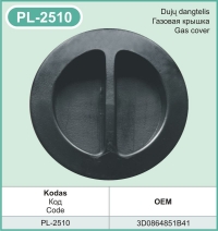 PL-2510 Dujų dangtelis