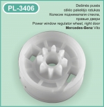 PL-3406 Right side window regulator wheel