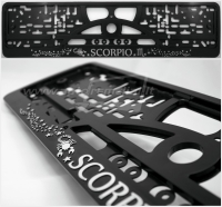 40291 License plate frame R-3 the zodiac sign “Scorpio”