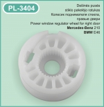 PL-3404 Right side window regulator wheel