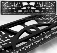 51141 License plate frame R-3 &quot;Barbed wire&quot;