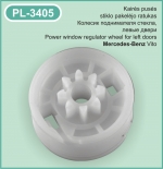 PL-3405 Left side window regulator wheel